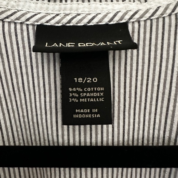 Lane Bryant corset style button up top size 18 20 - Picture 2 of 3